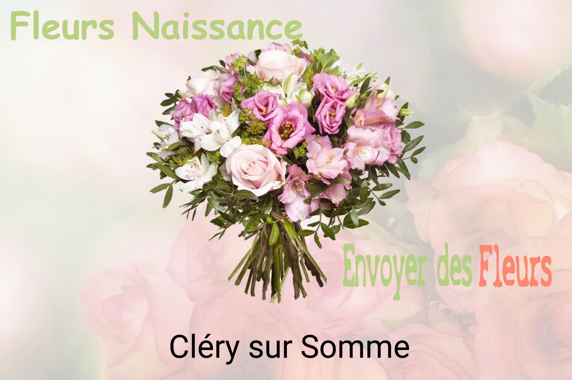 Bouquet de fleurs de naissance livré à Cléry-sur-Somme